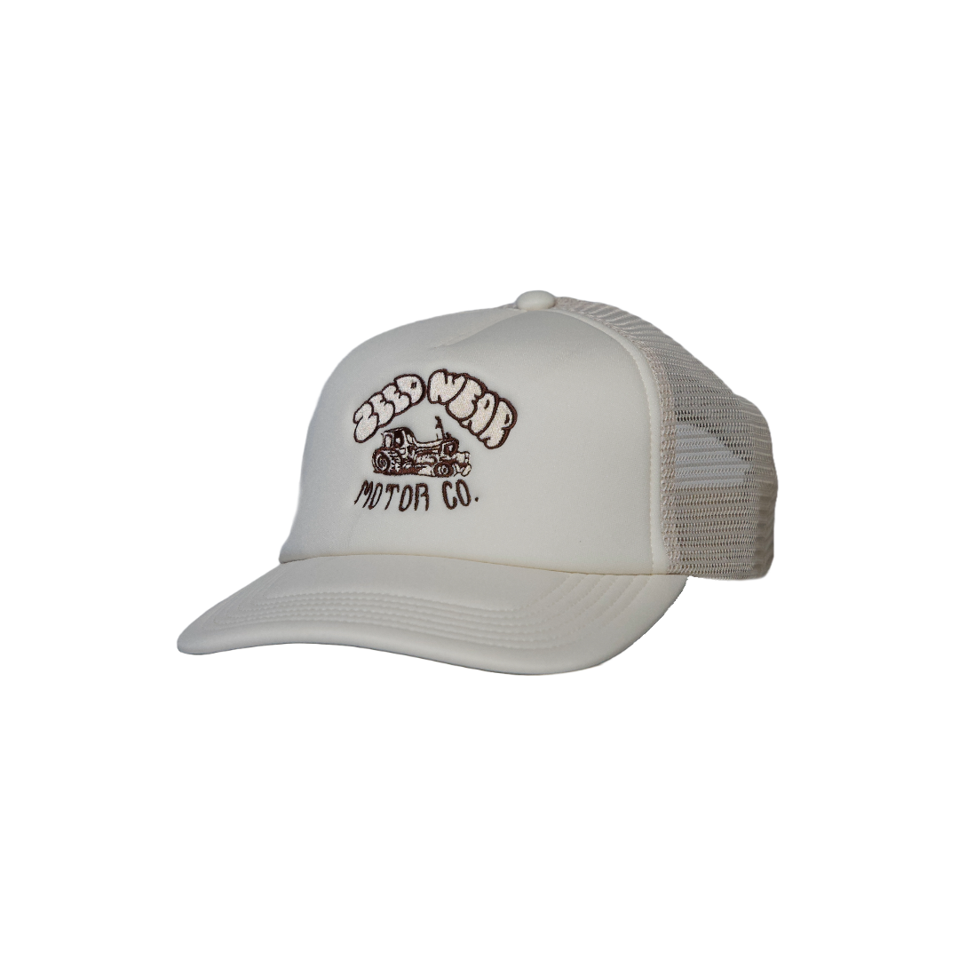 Cream Trucker Hat